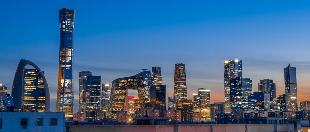 Beijing skyline and cityscape - Popular travel destination in China, Asia