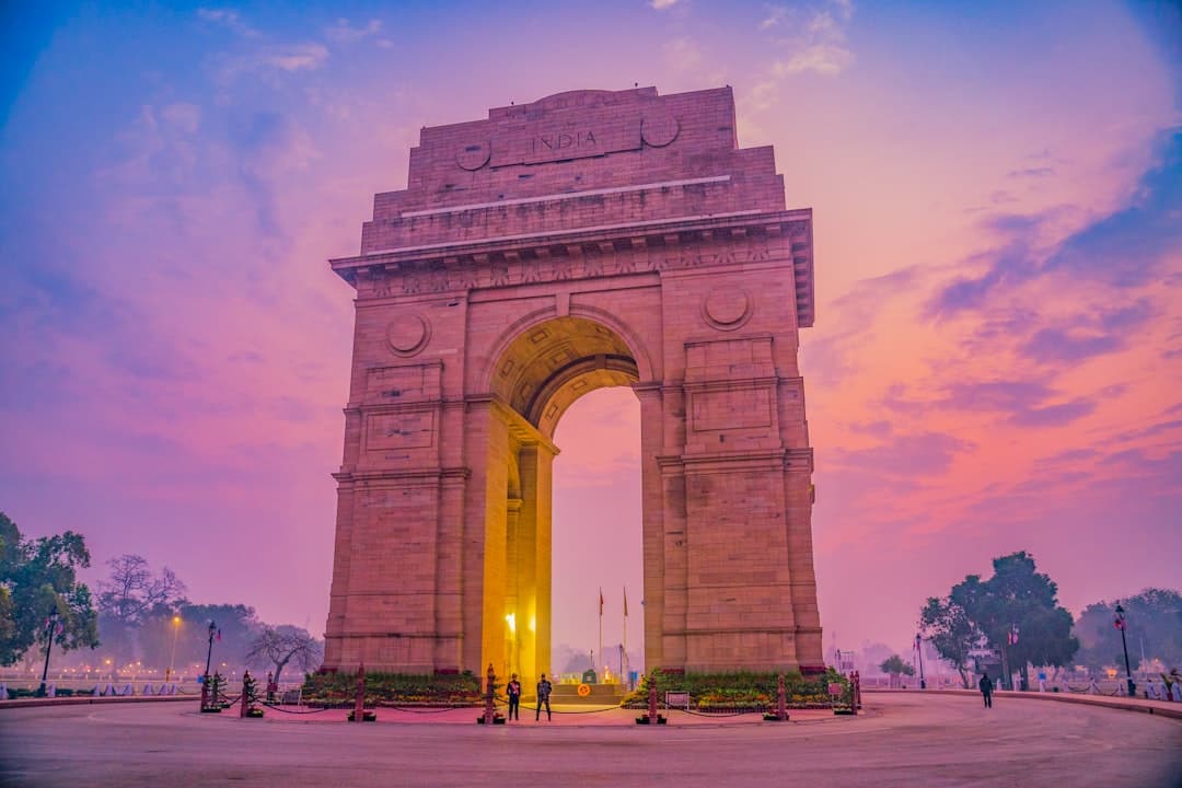 New Delhi skyline and cityscape - Popular travel destination in India, Asia