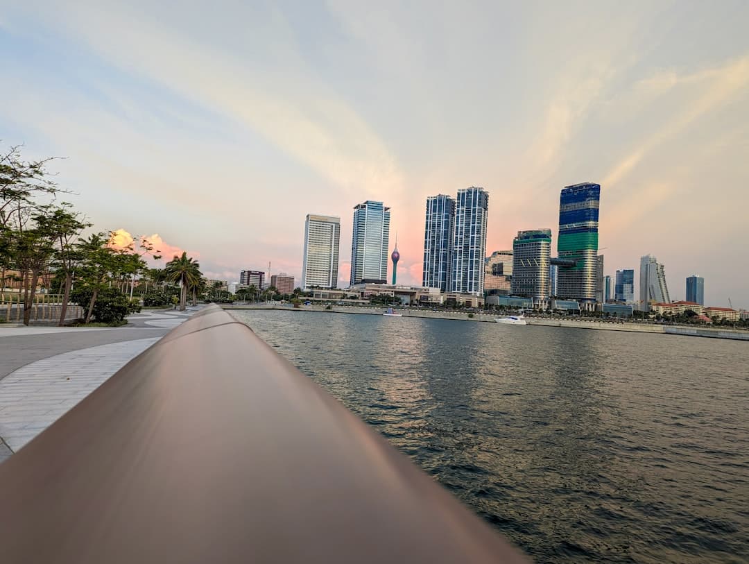 Colombo skyline and cityscape - Popular travel destination in Sri Lanka, Asia